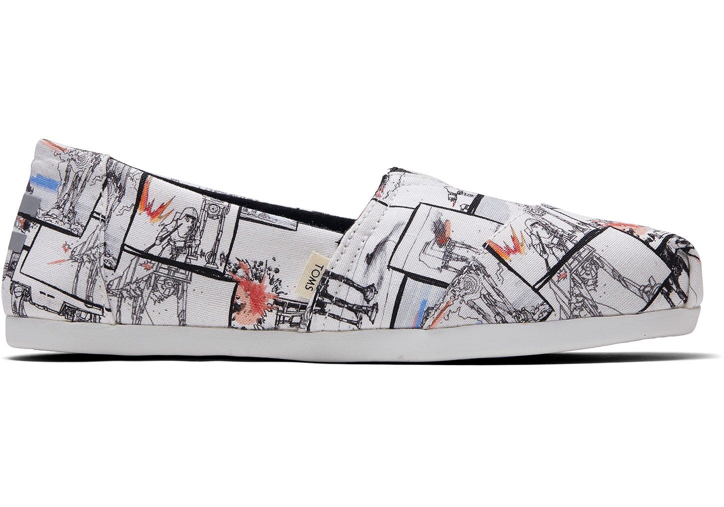 Toms STAR WARS AT-AT™ Print Classics - Womens Alpargata Espadrilles - White - NZ - 829356OWD